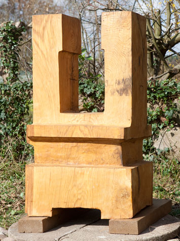 Holzskulptur von Waldemar Nottbohm