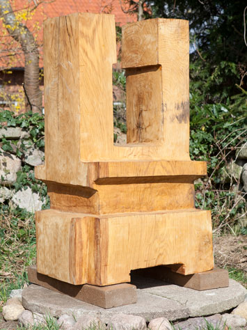 Holzskulptur von Waldemar Nottbohm